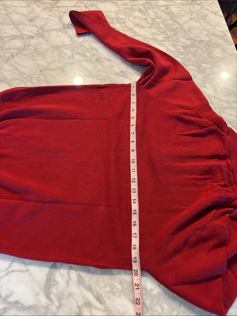 Amazon Essentials Men’s Red Zip-Up Sweater - Picture 5 of 5